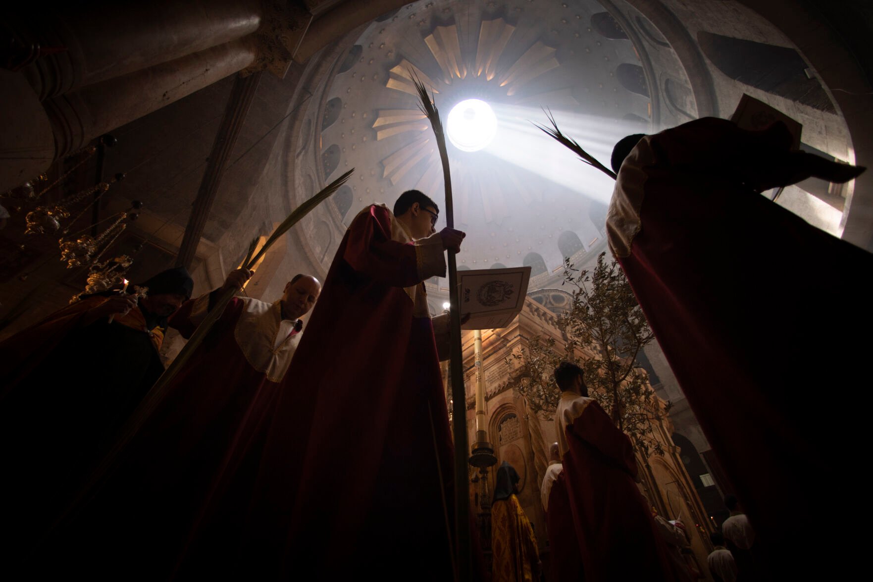 APTOPIX Israel Palestinians Orthodox Palm Sunday